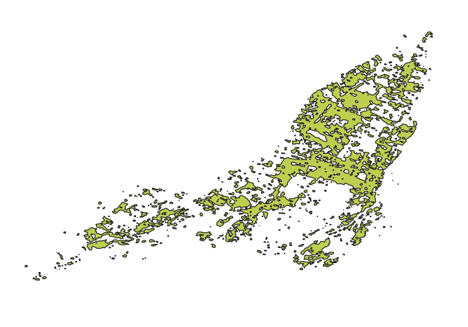 Urban heat islands (UHI) of Montreal