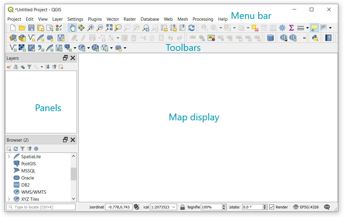 QGIS GUI