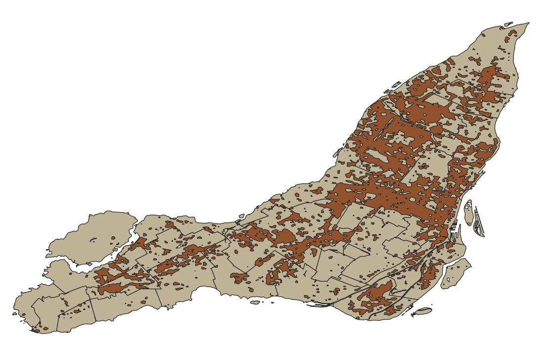 UHI and boroughs of Montreal